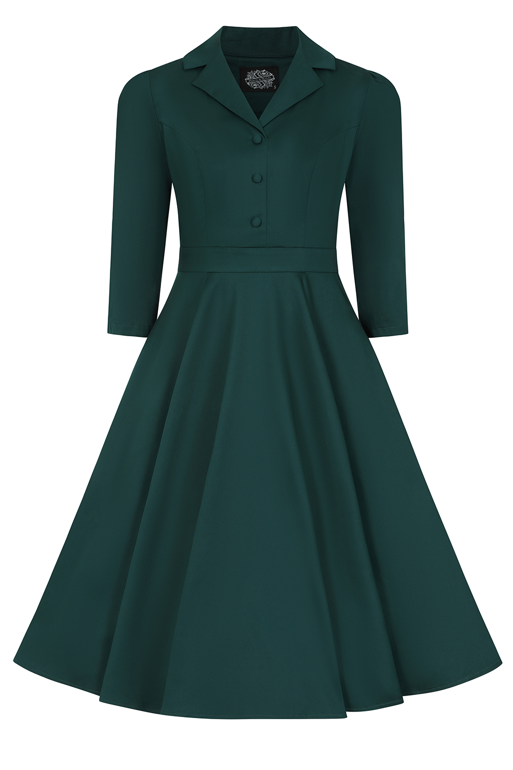 Alyssa Green Swing Dress in Extended Sizing
